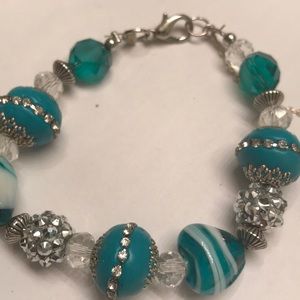 NWOT Bohemian Turquoise Beaded Bracelet